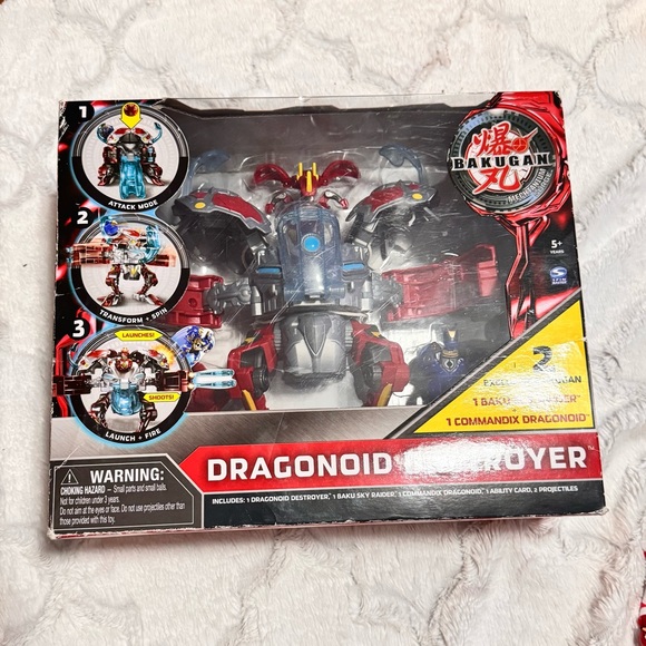 Bakugan Mechtanium Surge Dragonoid Destroyer + 2 Exclusive 2011 - Picture 3 of 6